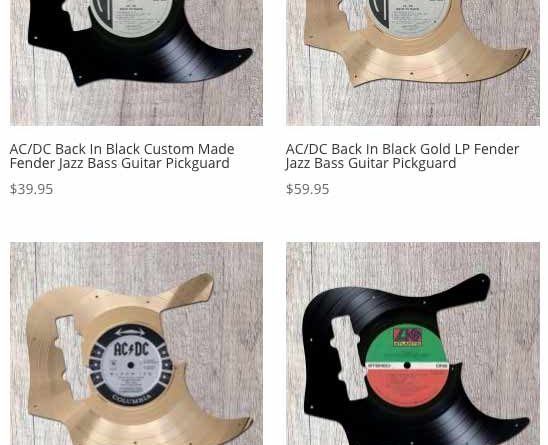 Custom Designed And Cut Fender Guitar & Bass Pickguards