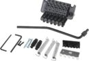 Double Locking Tremolo Bridge System Set For Electric Guitar Floyd Rose Parts, Black