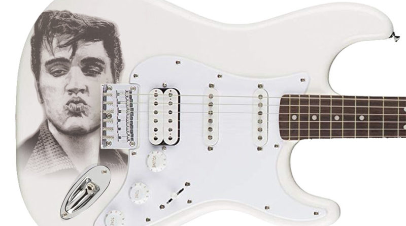 Custom Elvis Presley Painted Guitar Stratocaster