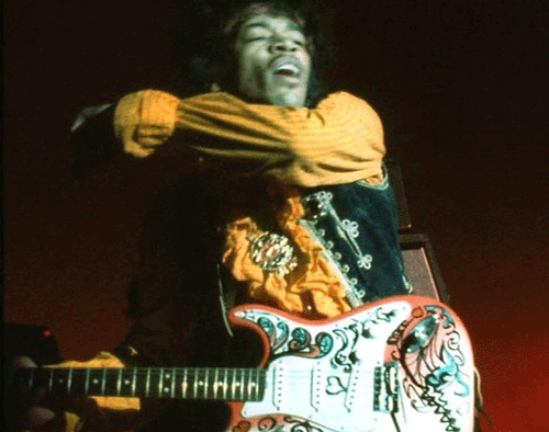 Hendrix best sale monterey guitar