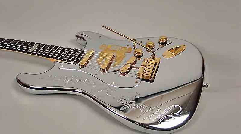 Chrome Harley Davidson Fender Stratocaster